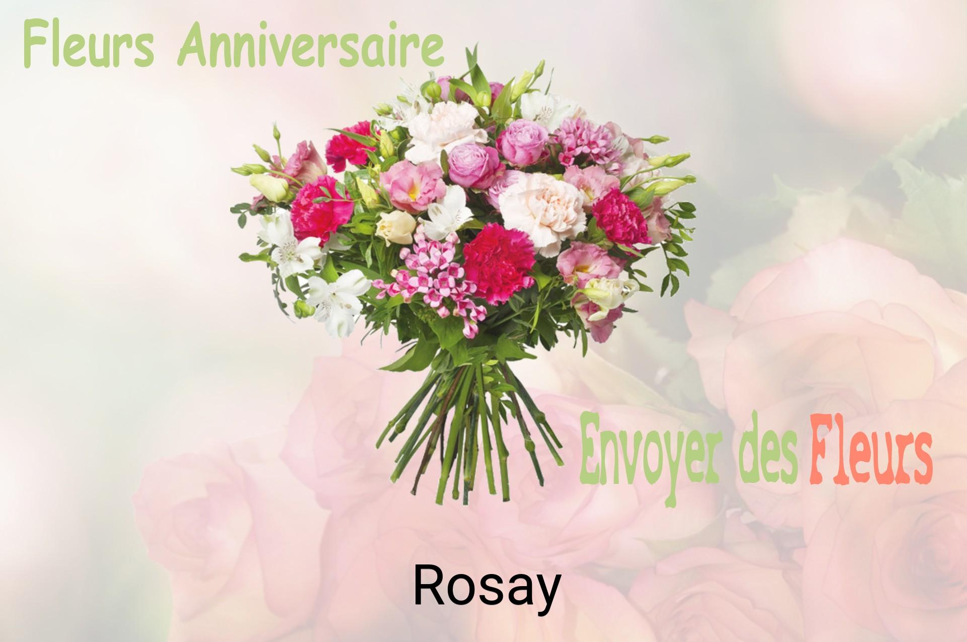 Bouquet de fleurs d’anniversaire livré à Rosay
