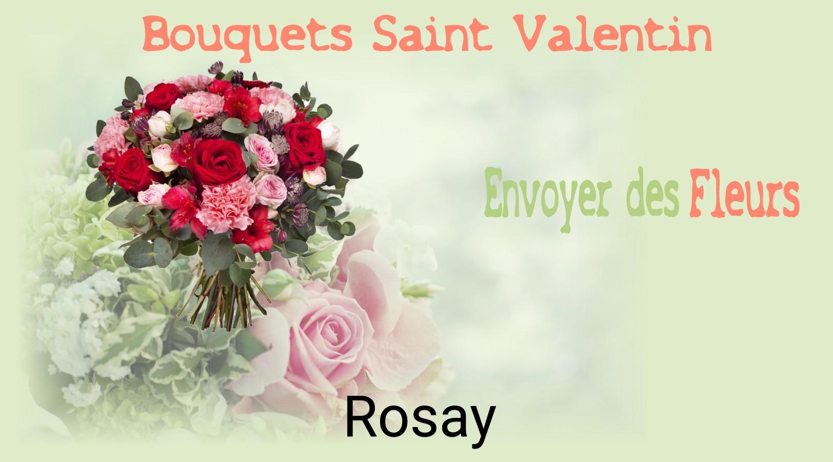Roses de Saint-Valentin livrées à Rosay